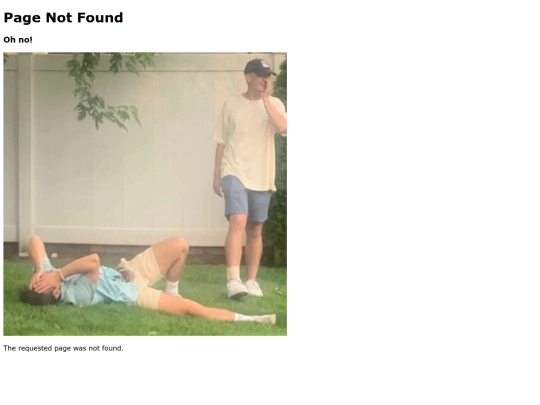 not_found screenshot