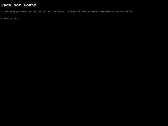 not_found screenshot