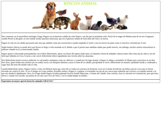 html/pegaso screenshot