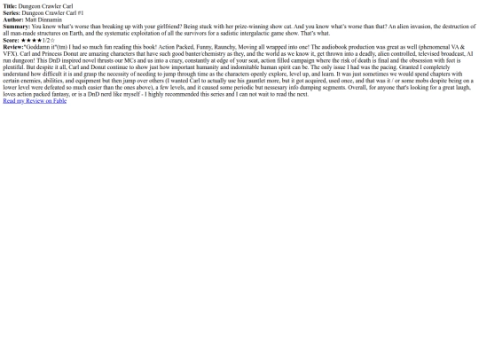 rss/bookinfo/dcc screenshot