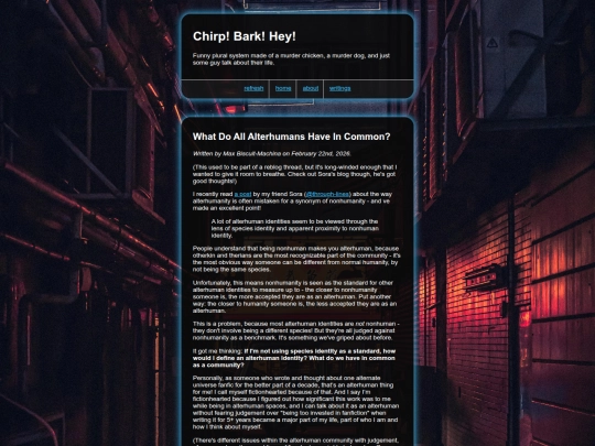Website screenshot
