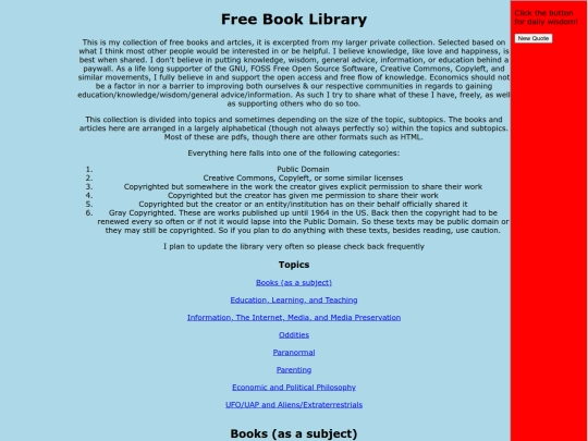 FreeBookLibrary screenshot