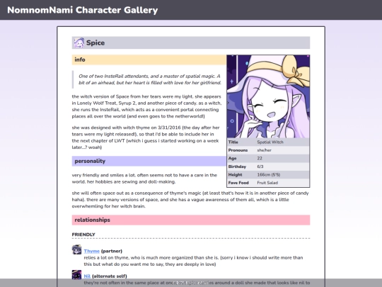 characters/spice screenshot