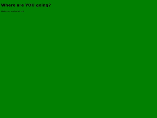 not_found screenshot