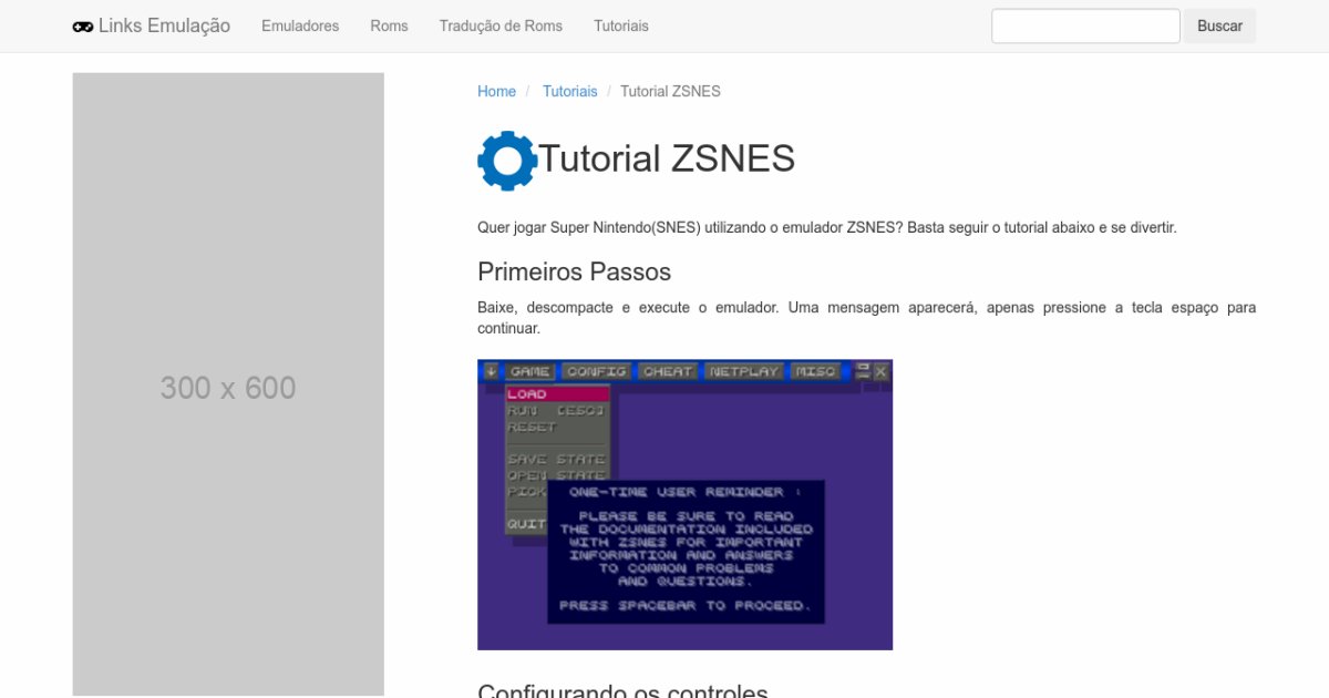 Tutorial ZSNES