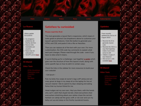 Website screenshot