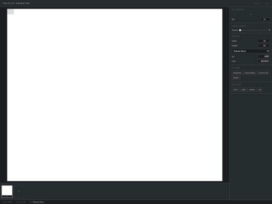 halftxt/halftxt_animator screenshot