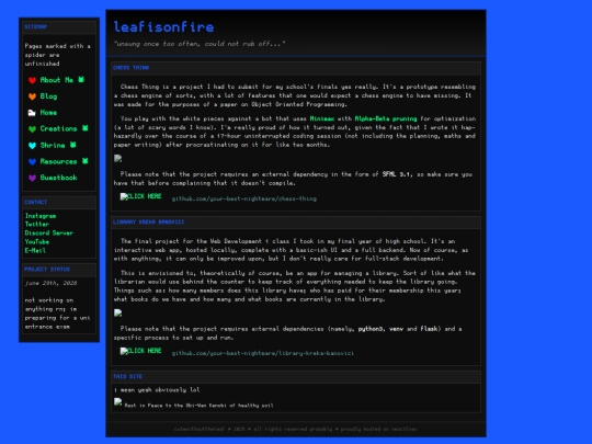 projects screenshot