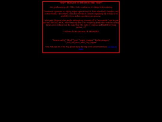 warning screenshot
