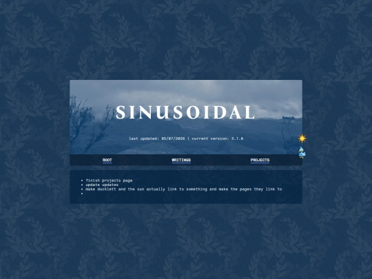 writings/todo screenshot
