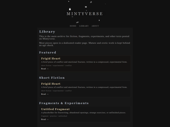 library screenshot