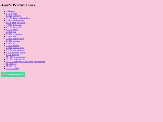 index screenshot