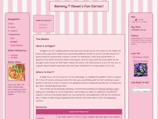 Website screenshot
