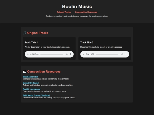 Website screenshot
