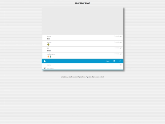 chatbox screenshot