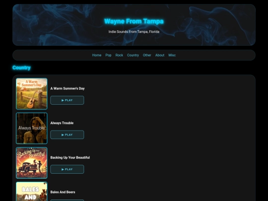 Website screenshot