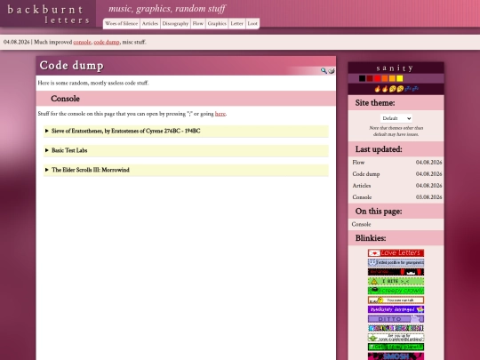 codedump screenshot
