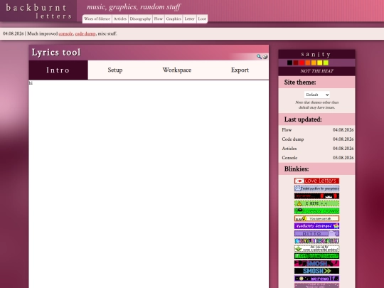 lyrics screenshot