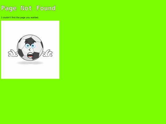 not_found screenshot