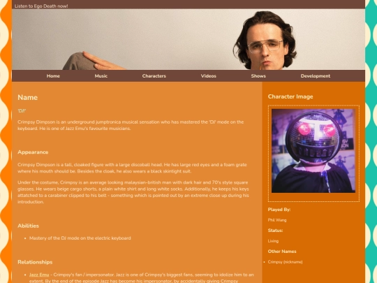 Website screenshot