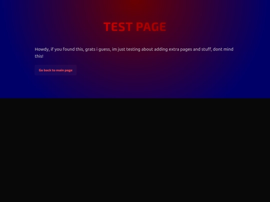 testpage screenshot