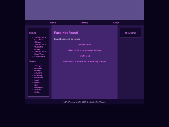 Website screenshot