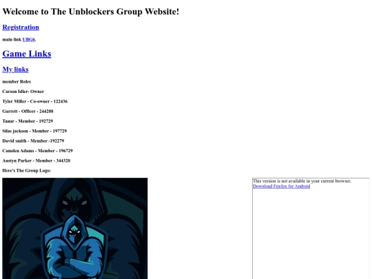 Website screenshot