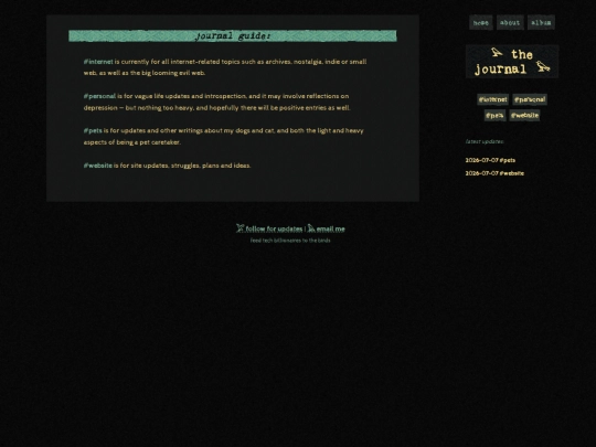 journal screenshot