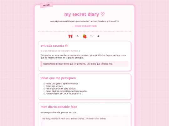 extra/super-secret/secret-diary/diary screenshot
