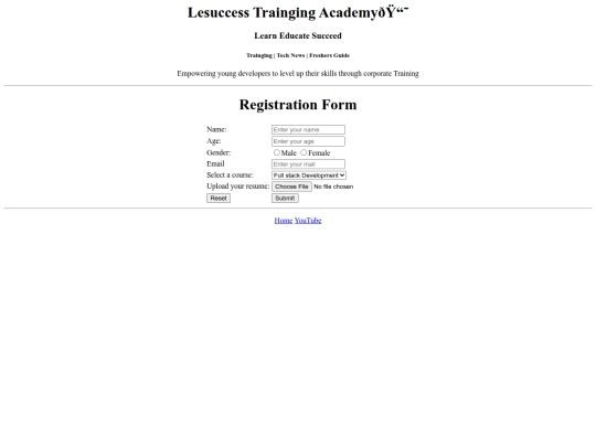 Website screenshot