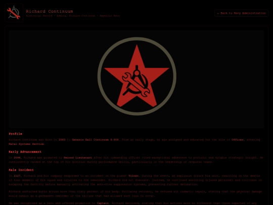 RichardContinuum screenshot