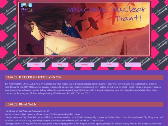 blog screenshot