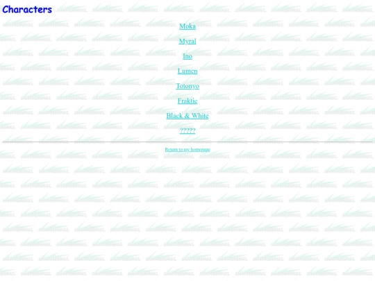 archive/characters1 screenshot
