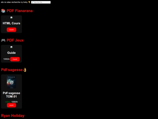 index screenshot