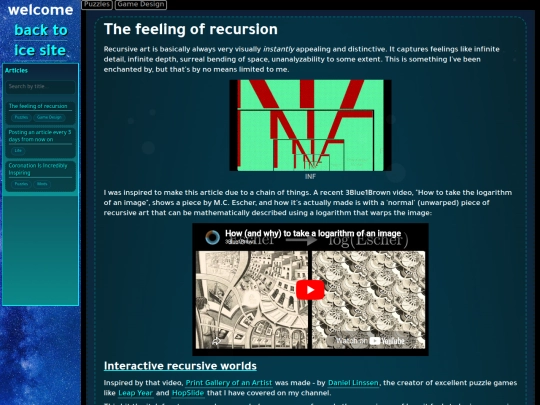 articles/recursion screenshot