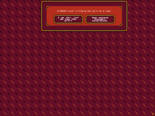 WARNING2 screenshot