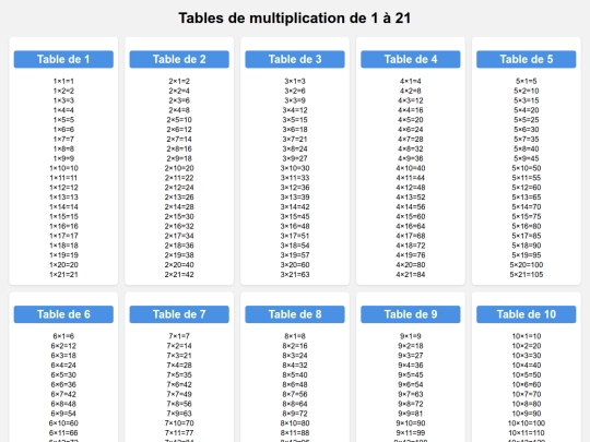 USSI78maths/table screenshot