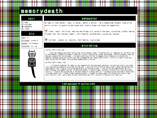 webmaster screenshot