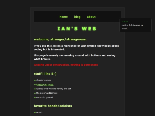 Website screenshot