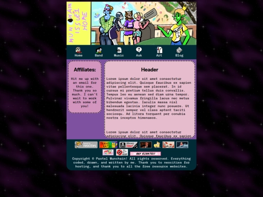 Website screenshot