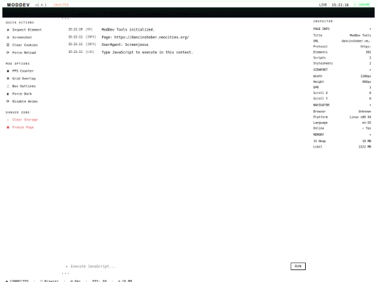Website screenshot