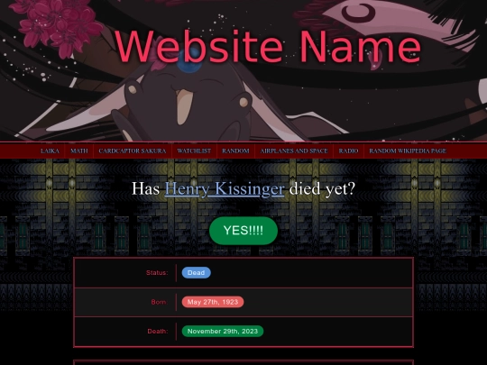 haskissingerdiedyet screenshot