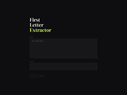 index screenshot