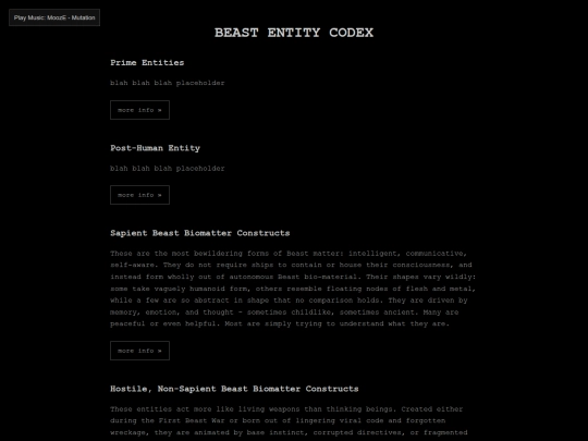 bestiary screenshot