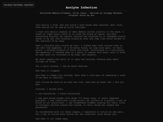 snostoryrevised screenshot