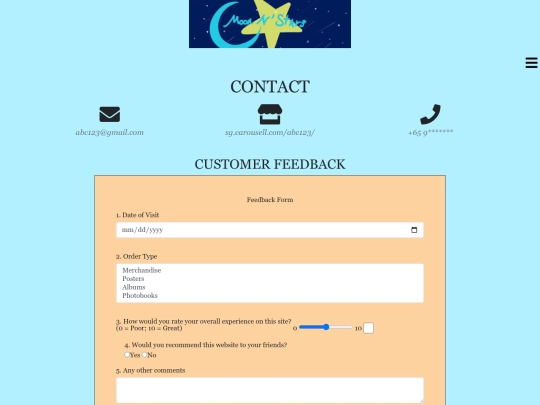 HTML, CSS and JS Files/contact screenshot