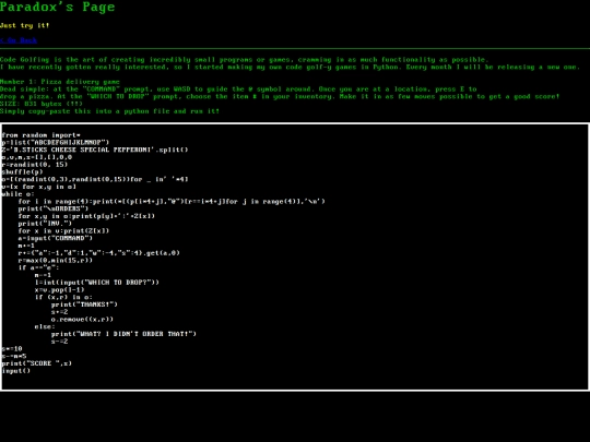 cgolf screenshot