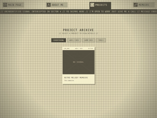 src/pages/projects screenshot