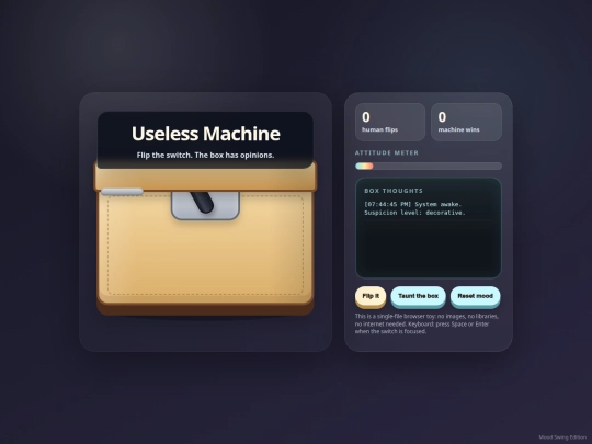 useless-machine-mood-swing screenshot