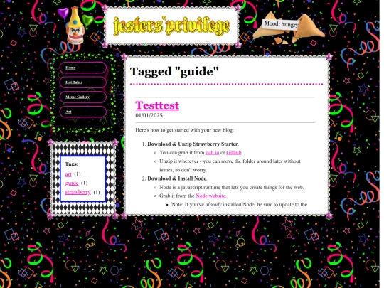 tags/guide screenshot